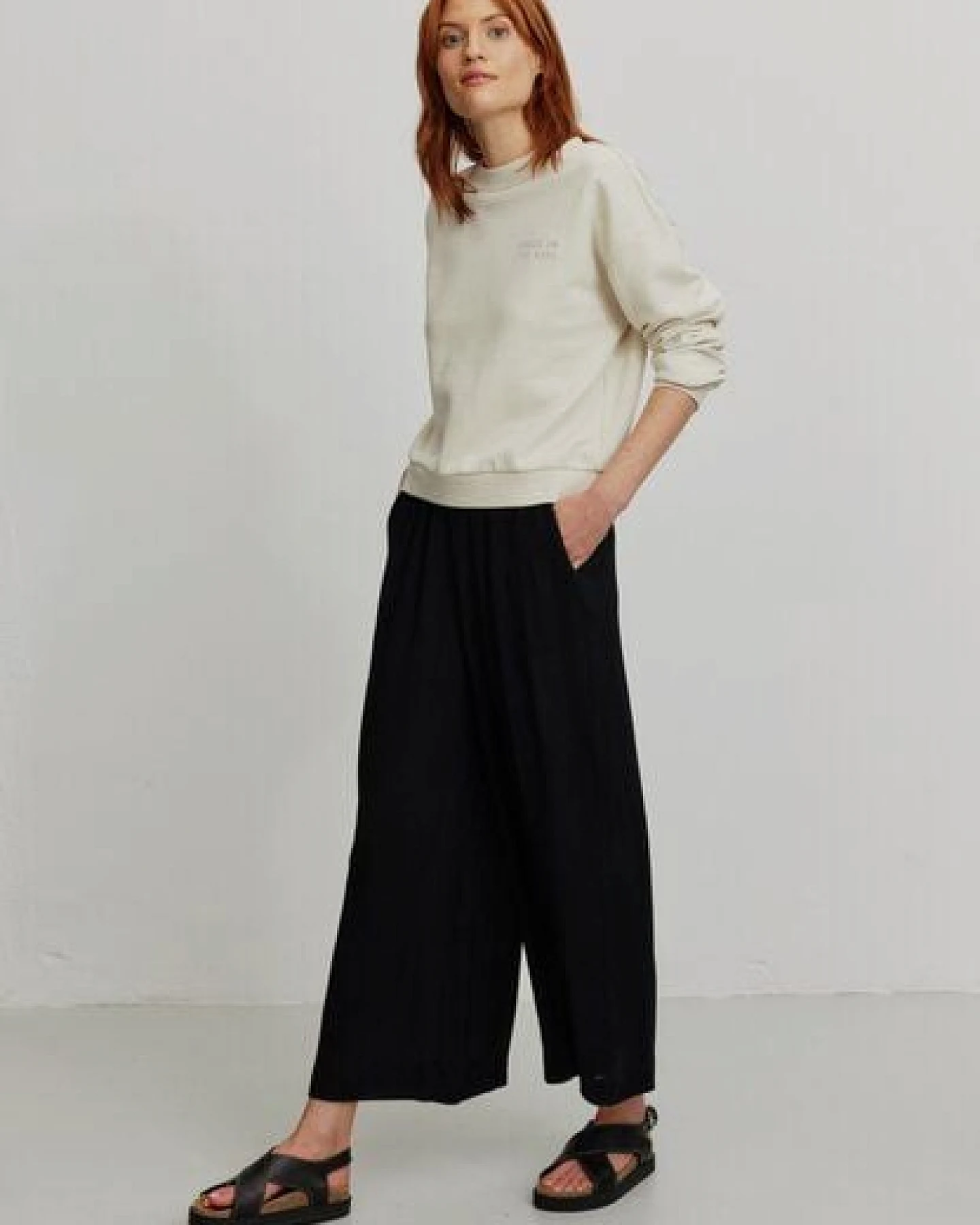 Damen Crinkle Hose aus LENZING ECOVERO Viskose - MANDEVILLA - recolution – Ansicht 2