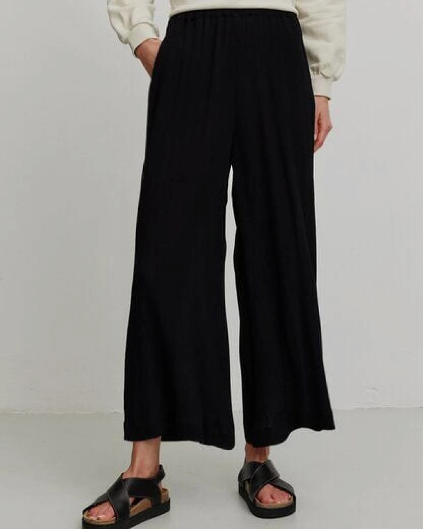 Damen Crinkle Hose aus LENZING ECOVERO Viskose - MANDEVILLA - recolution – Ansicht 3