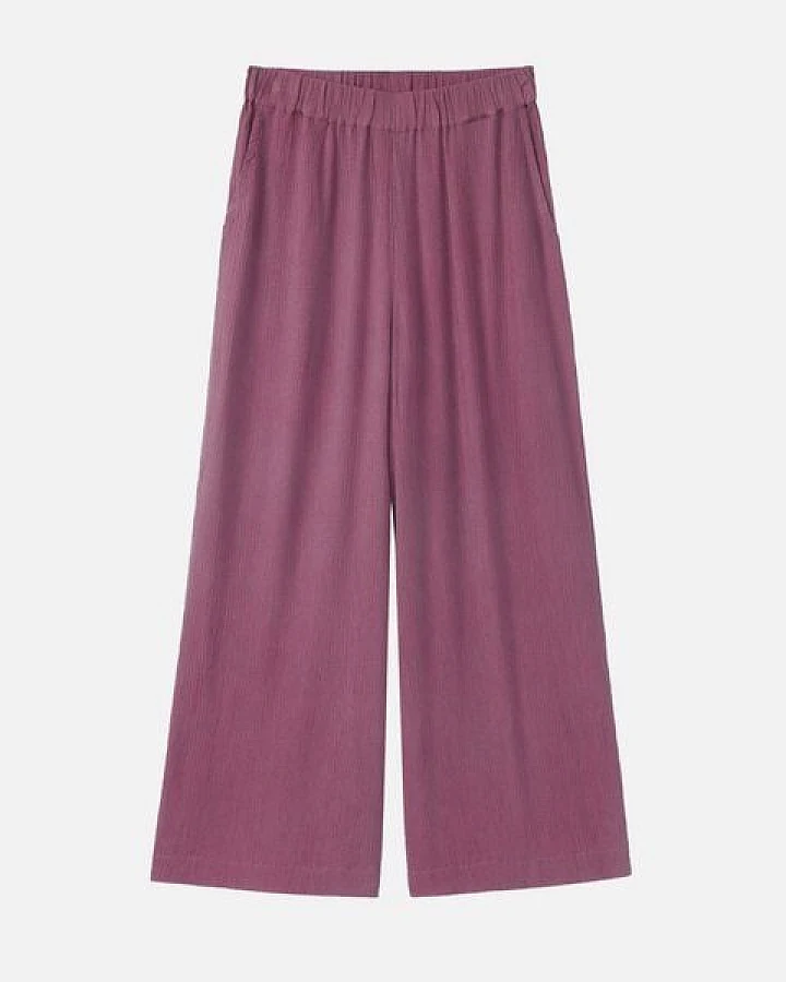 Damen Crinkle Hose aus LENZING ECOVERO Viskose - MANDEVILLA - recolution