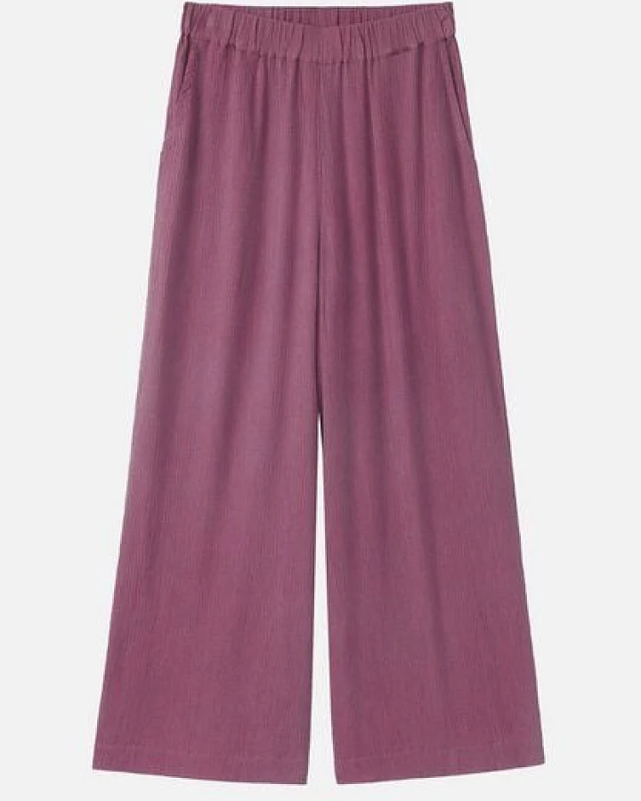 Damen Crinkle Hose aus LENZING ECOVERO Viskose - MANDEVILLA - recolution