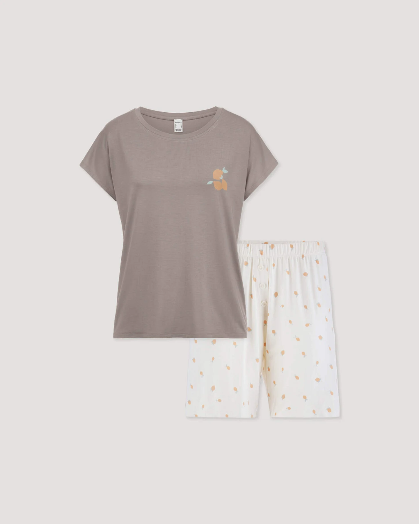 hessnatur Damen Pyjama PURE FLOW aus TENCEL™ Modal - beige - Größe 34 – Ansicht 4