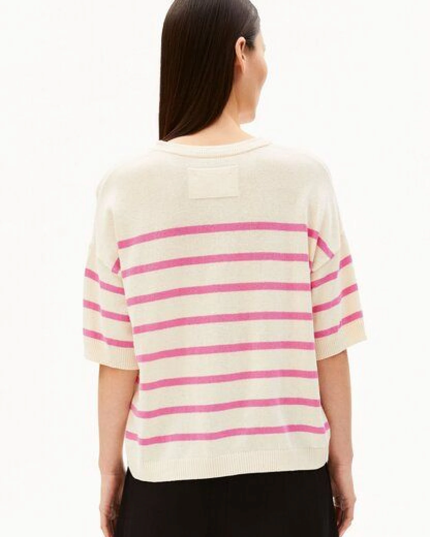 ARMEDANGELS STRIPE Damen Strickshirt aus Leinen-Mix – Ansicht 2