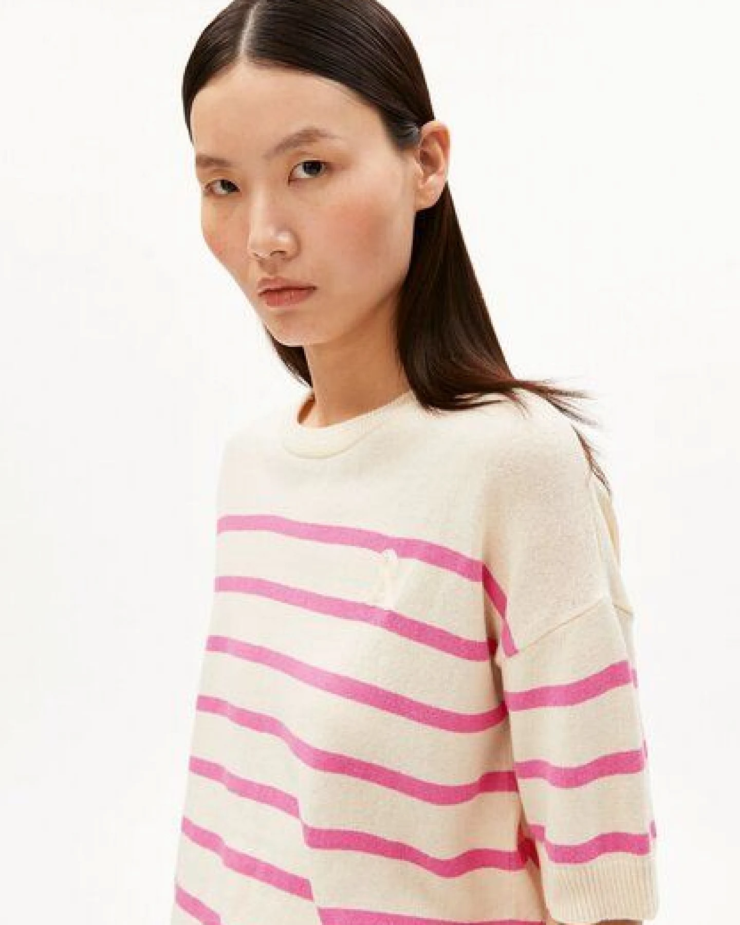 ARMEDANGELS STRIPE Damen Strickshirt aus Leinen-Mix – Ansicht 3