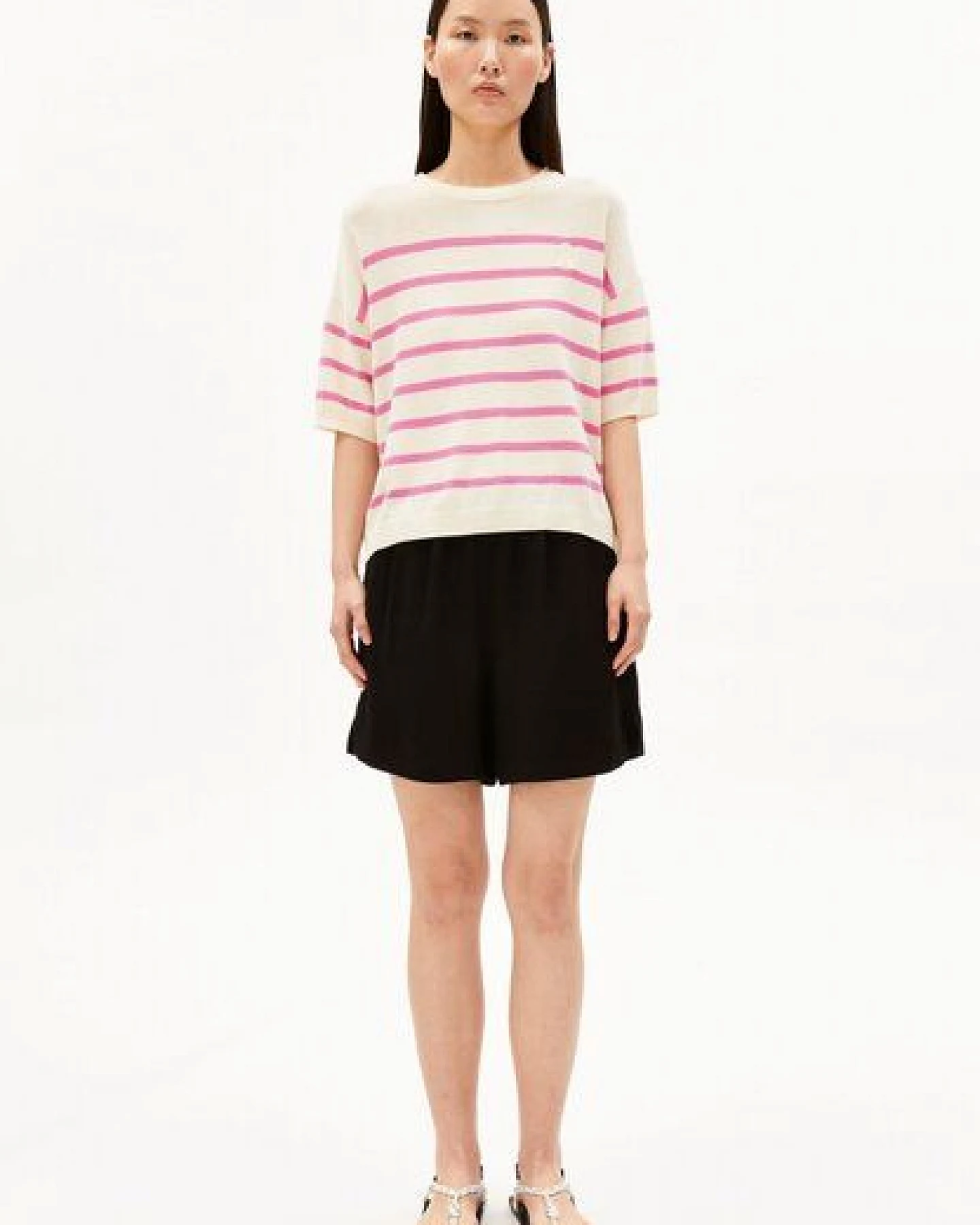 ARMEDANGELS STRIPE Damen Strickshirt aus Leinen-Mix – Ansicht 4