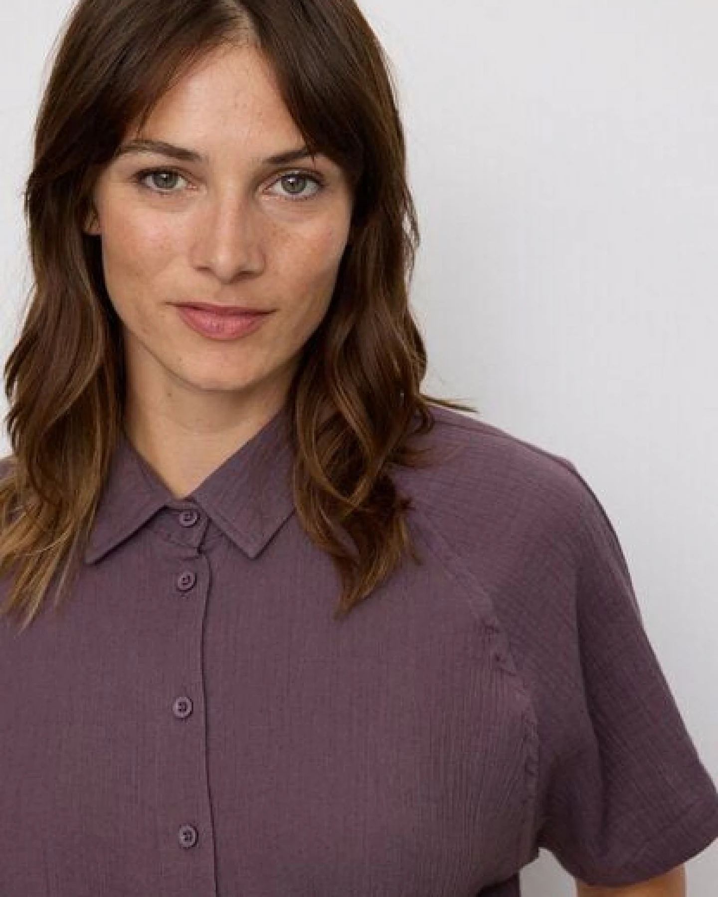 Damen Musselin Bluse aus Bio-Baumwolle - TULIP - recolution – Ansicht 3