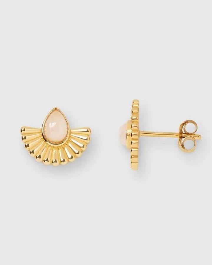 fejn jewelry Ohrstecker 'half sun' in Sonnenform