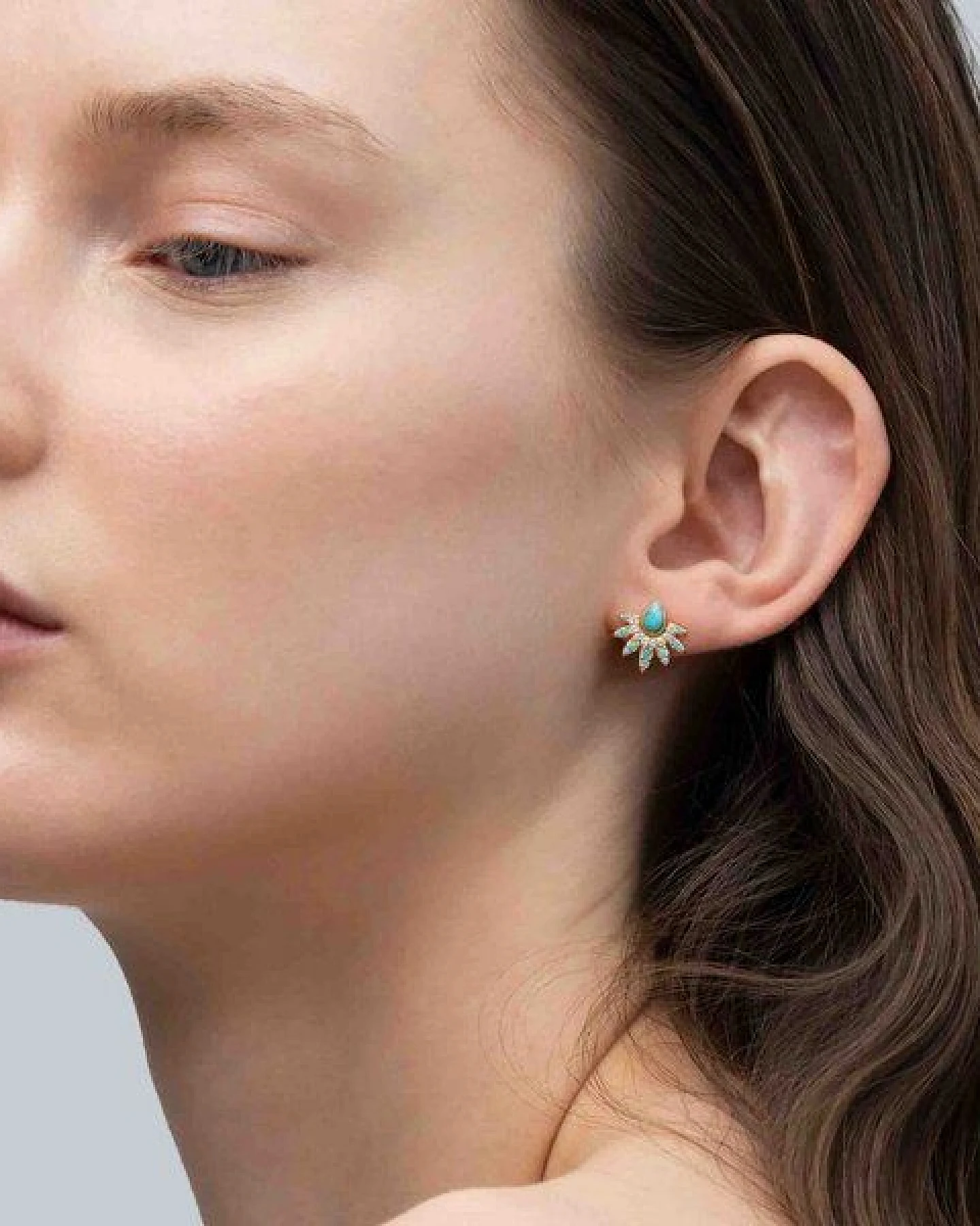 fejn jewelry Ohrstecker 'sparkle sun' in Sonnenform – Ansicht 2