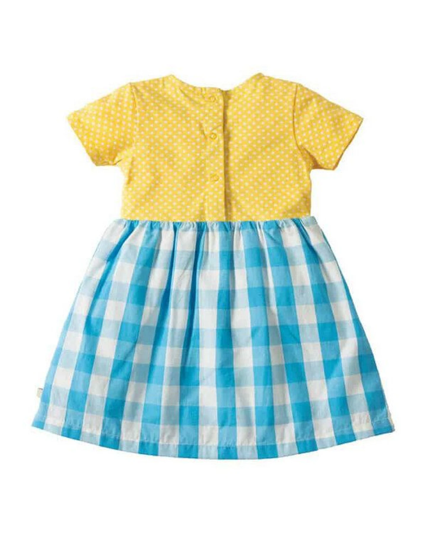 Frugi Kleid Regenbogen - Little Zennor Dress Rainbow – Ansicht 3