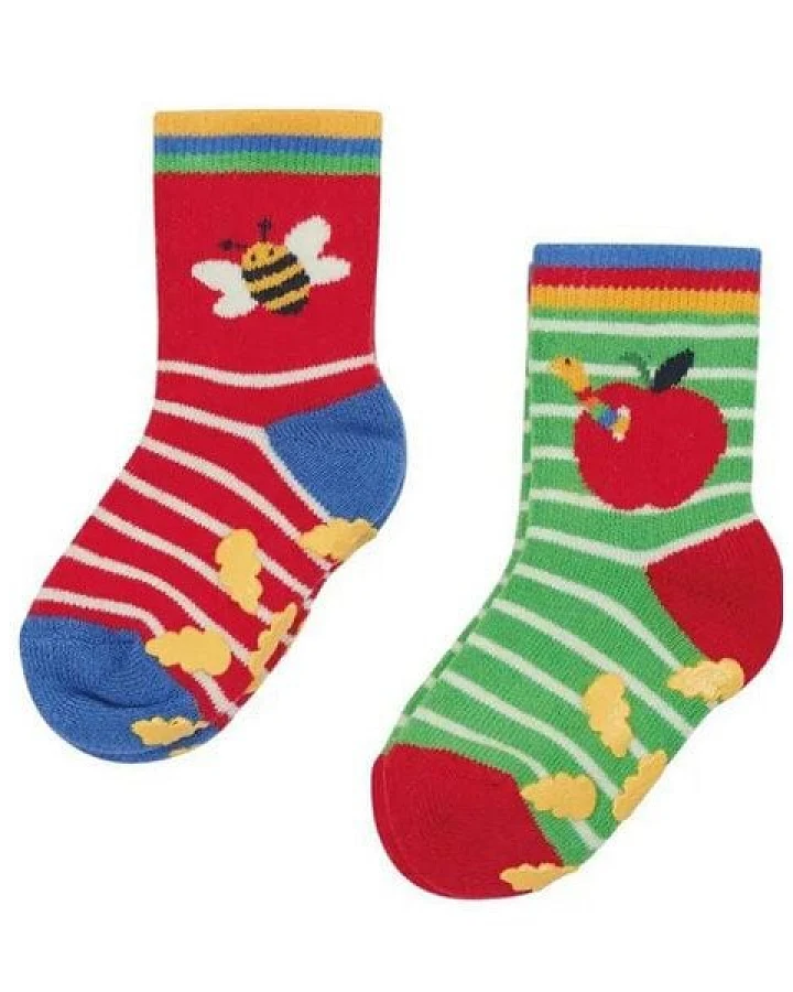 Frugi Stoppersocken The National Trust 2er Set Grippy Socks 2 Pack