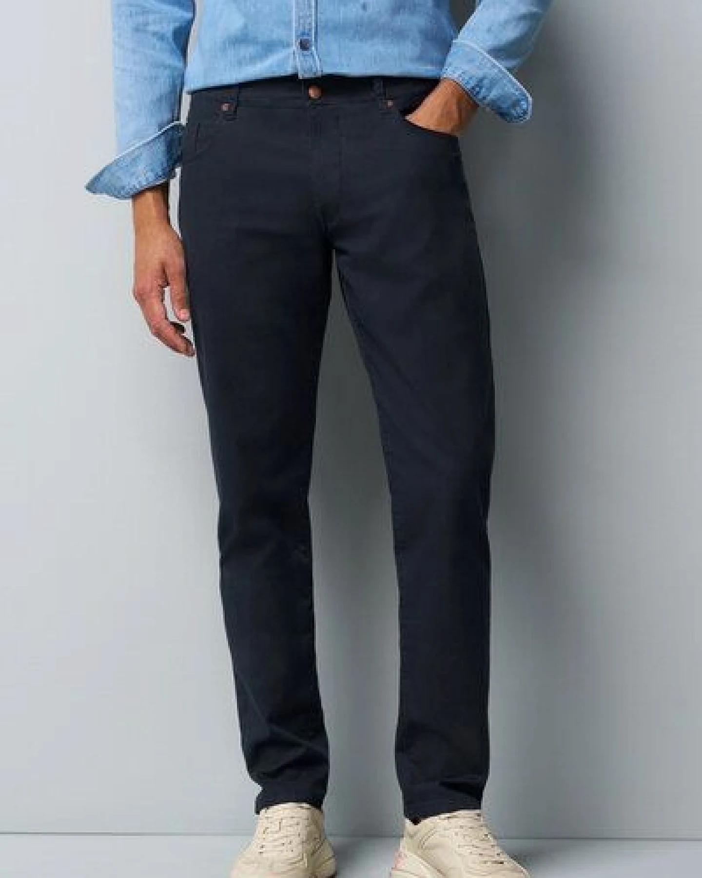 M 5 BY MEYER Chino in Mikro Struktur – Ansicht 2