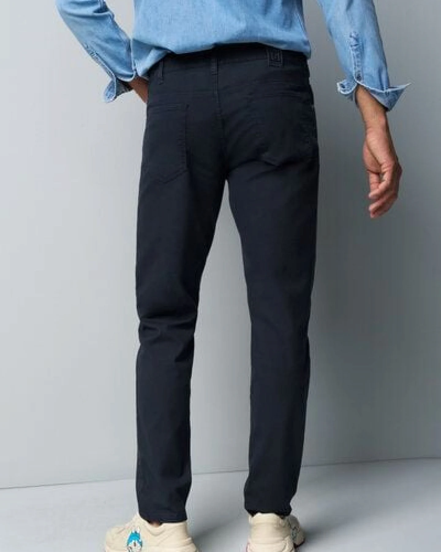 M 5 BY MEYER Chino in Mikro Struktur – Ansicht 3