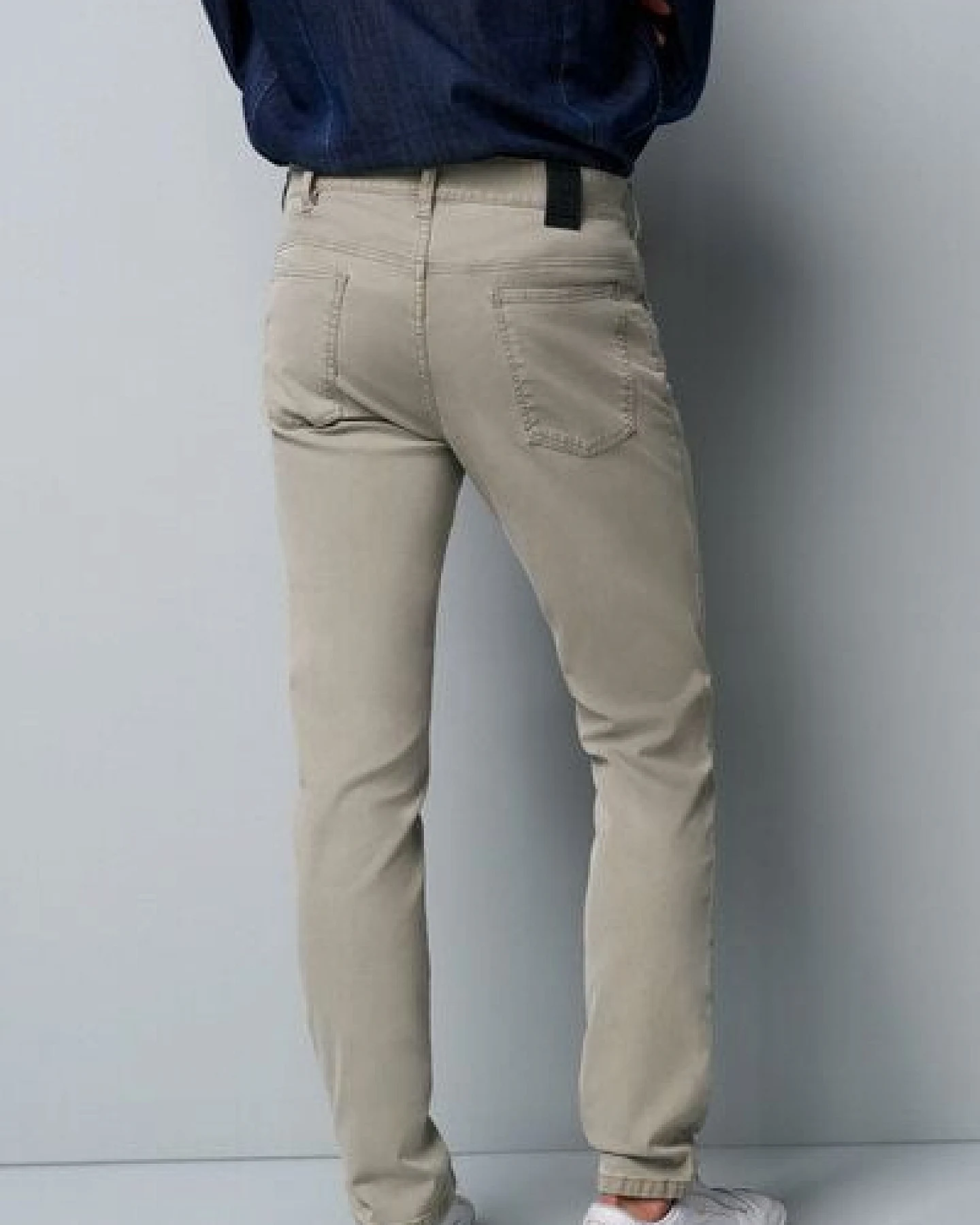 M 5 BY MEYER Baumwolle-Tencel Microstruktur Five Pocket – Ansicht 3