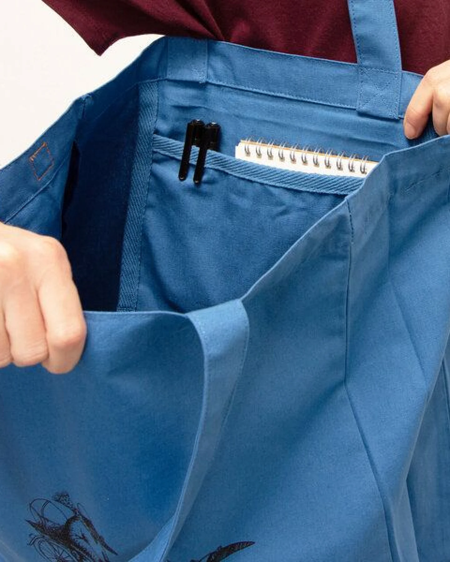 Cmig Tandem Tasche / Jutebeutel Fahrrad – Ansicht 2