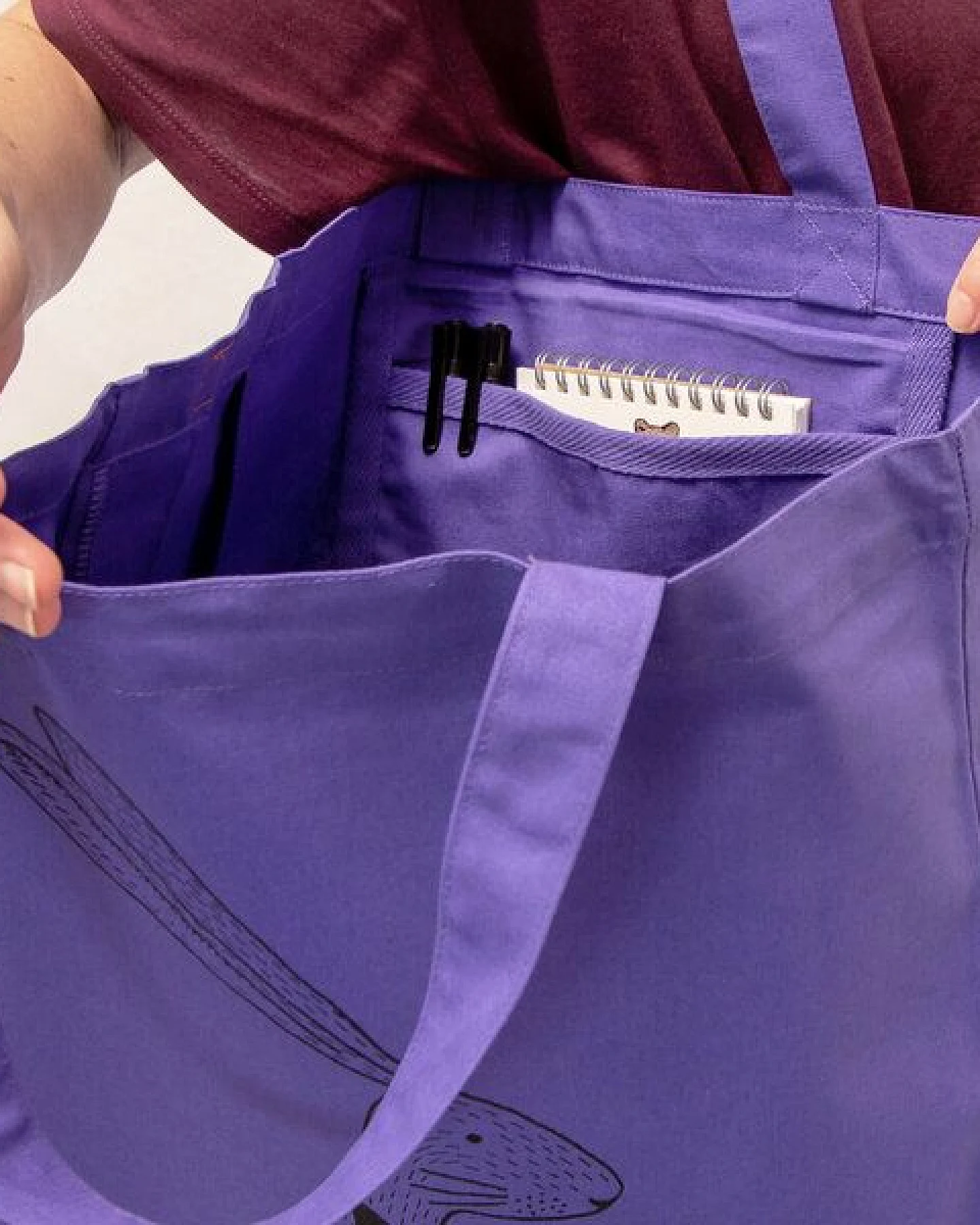 Cmig Laufhase Tasche / Jutebeutel für Läuferinnen mit Hase – Ansicht 2