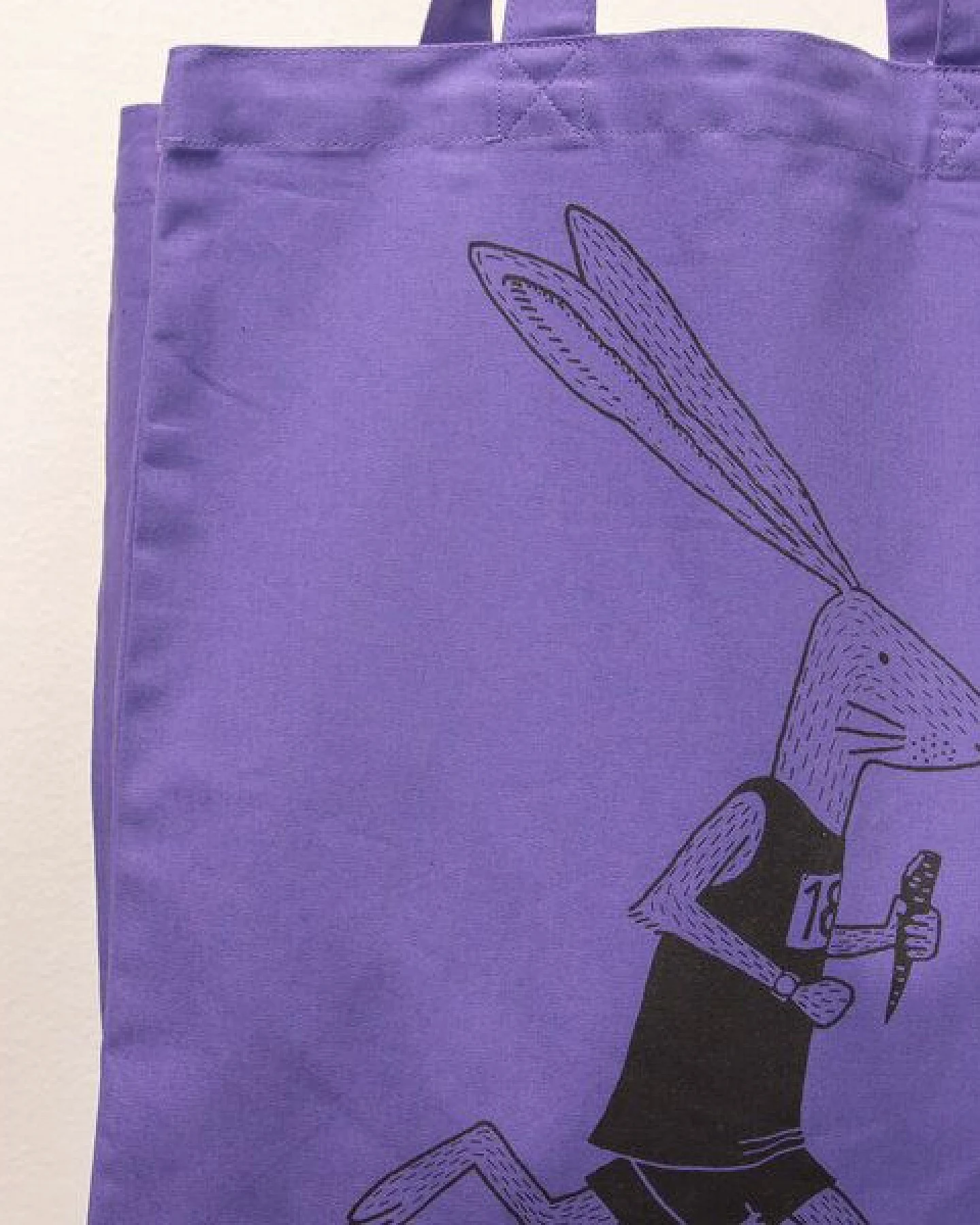 Cmig Laufhase Tasche / Jutebeutel für Läuferinnen mit Hase – Ansicht 3