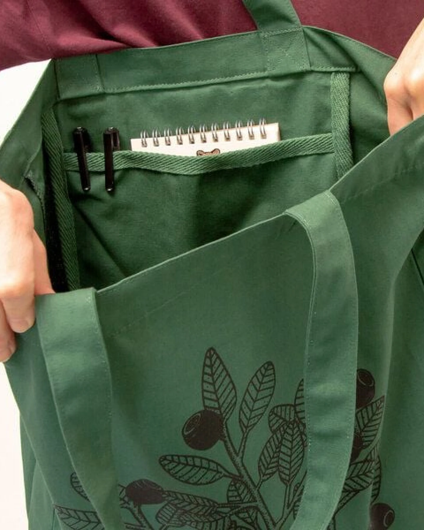 Cmig Blaubeer Tote Bag / Jute-Tasche – Ansicht 2