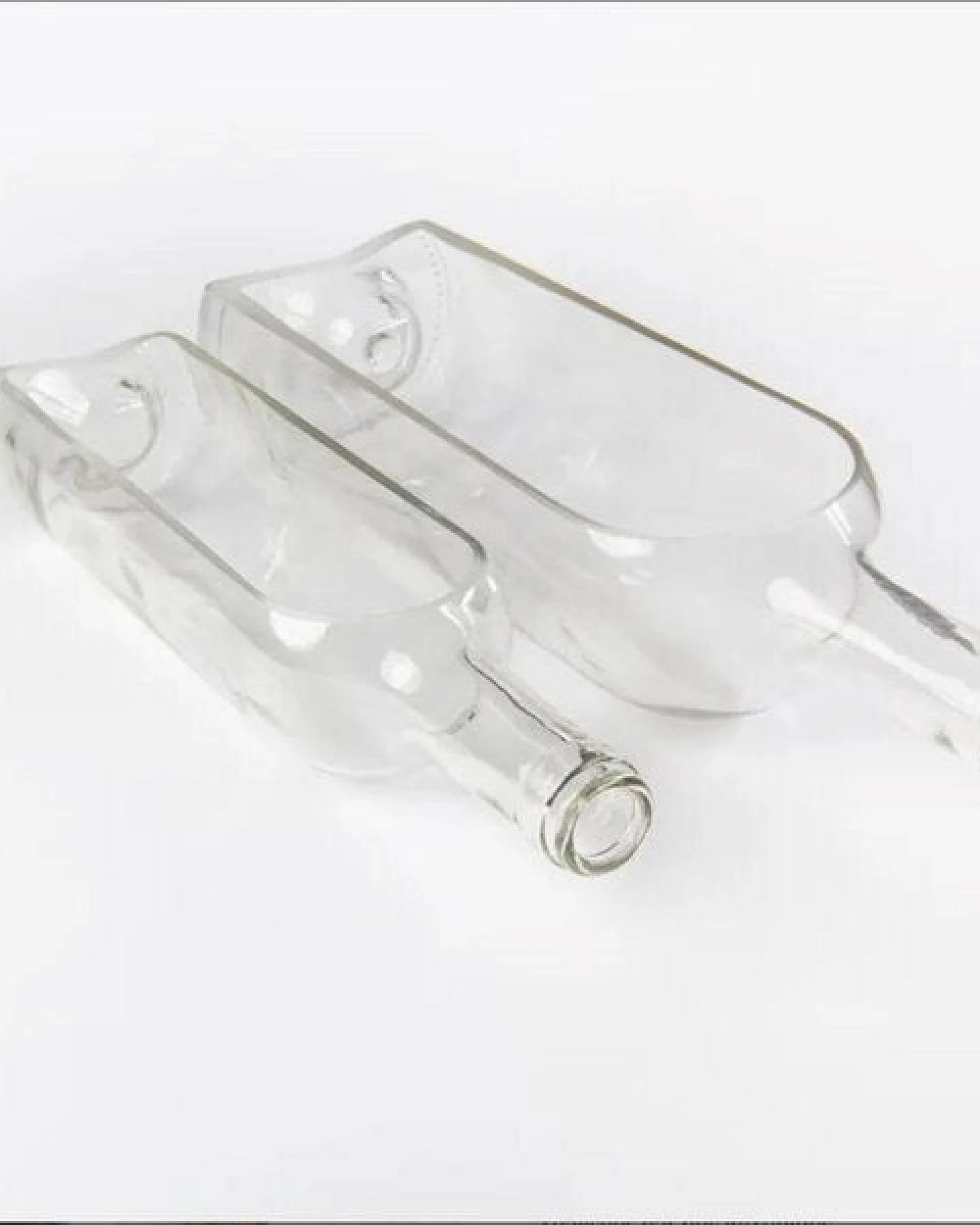 Upcycling-Servierschale aus Weinflaschen von Plates et Culotées - Glasschale – Ansicht 3