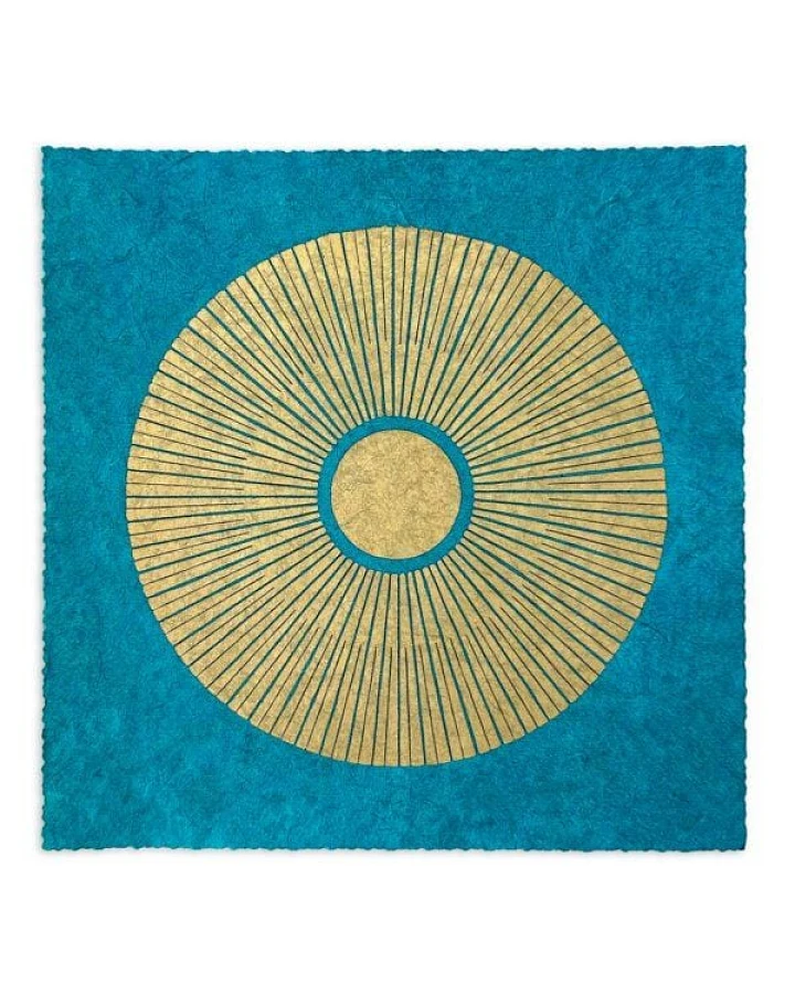 Veskor Cassiopeia CENTRAL SUN Sonnen Linoldruck