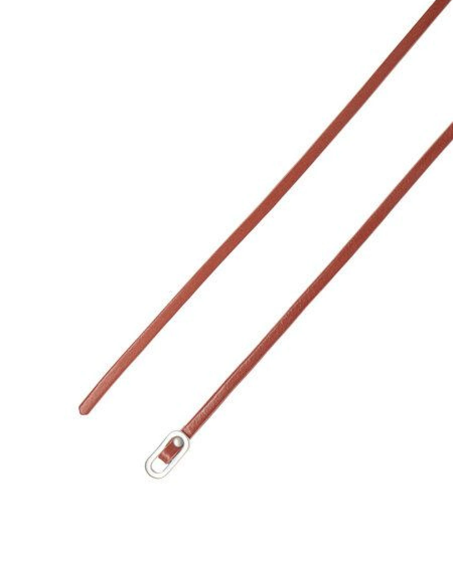 LANIUS Skinny Gürtel aus vegetabil gegerbtem Leder – Ansicht 4