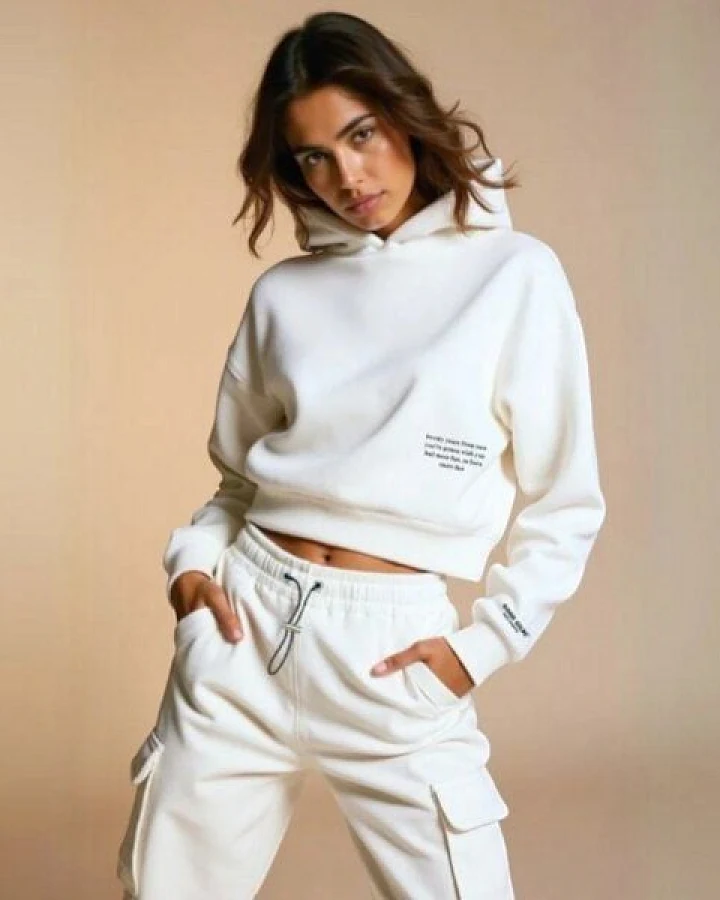 GOOD GIRL BAD HABITS Crop Hoodie "TWENTY YEARS FROM NOW"