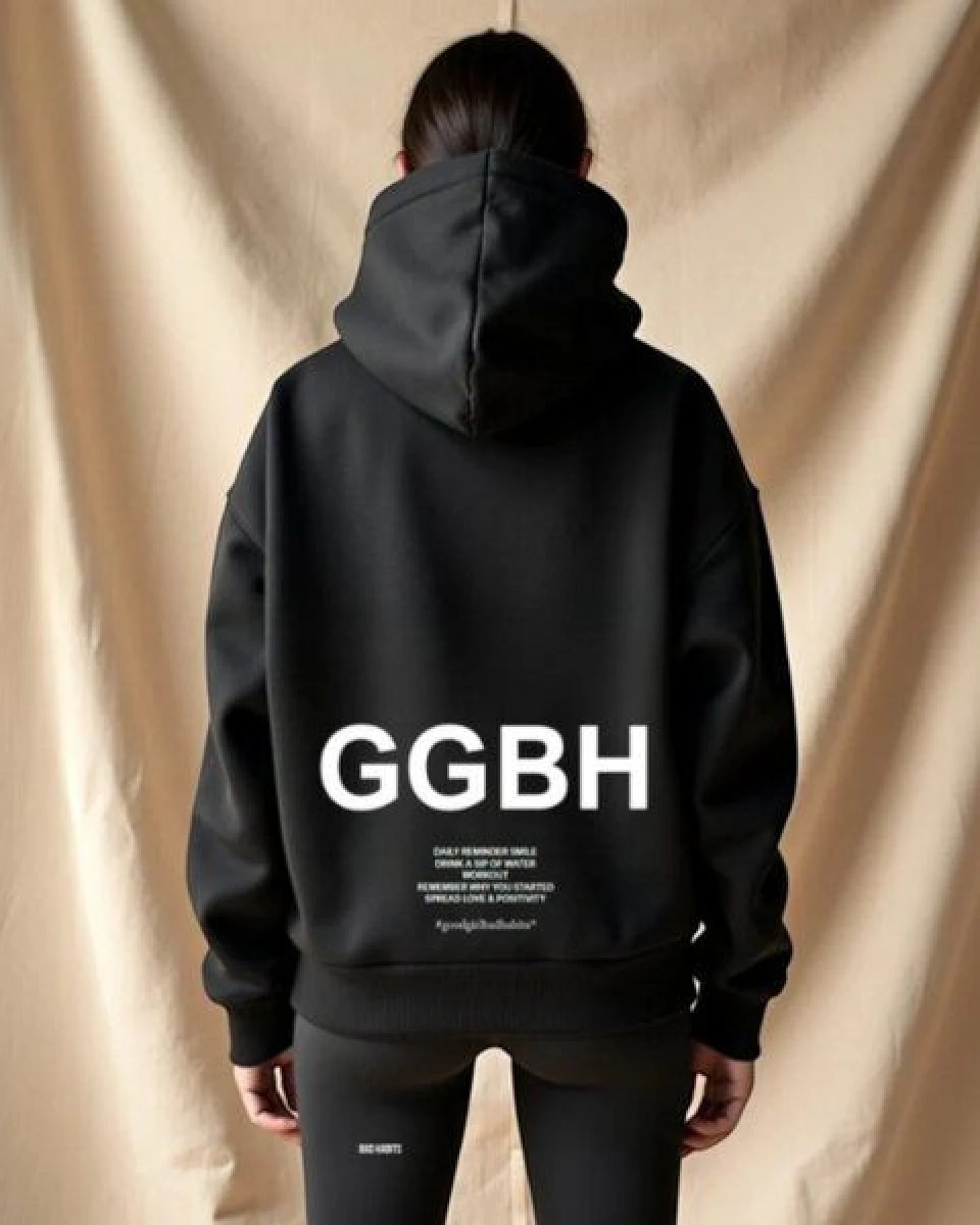 GOOD GIRL BAD HABITS Hoodie mit Reißverschluss "GGBH" – Ansicht 2