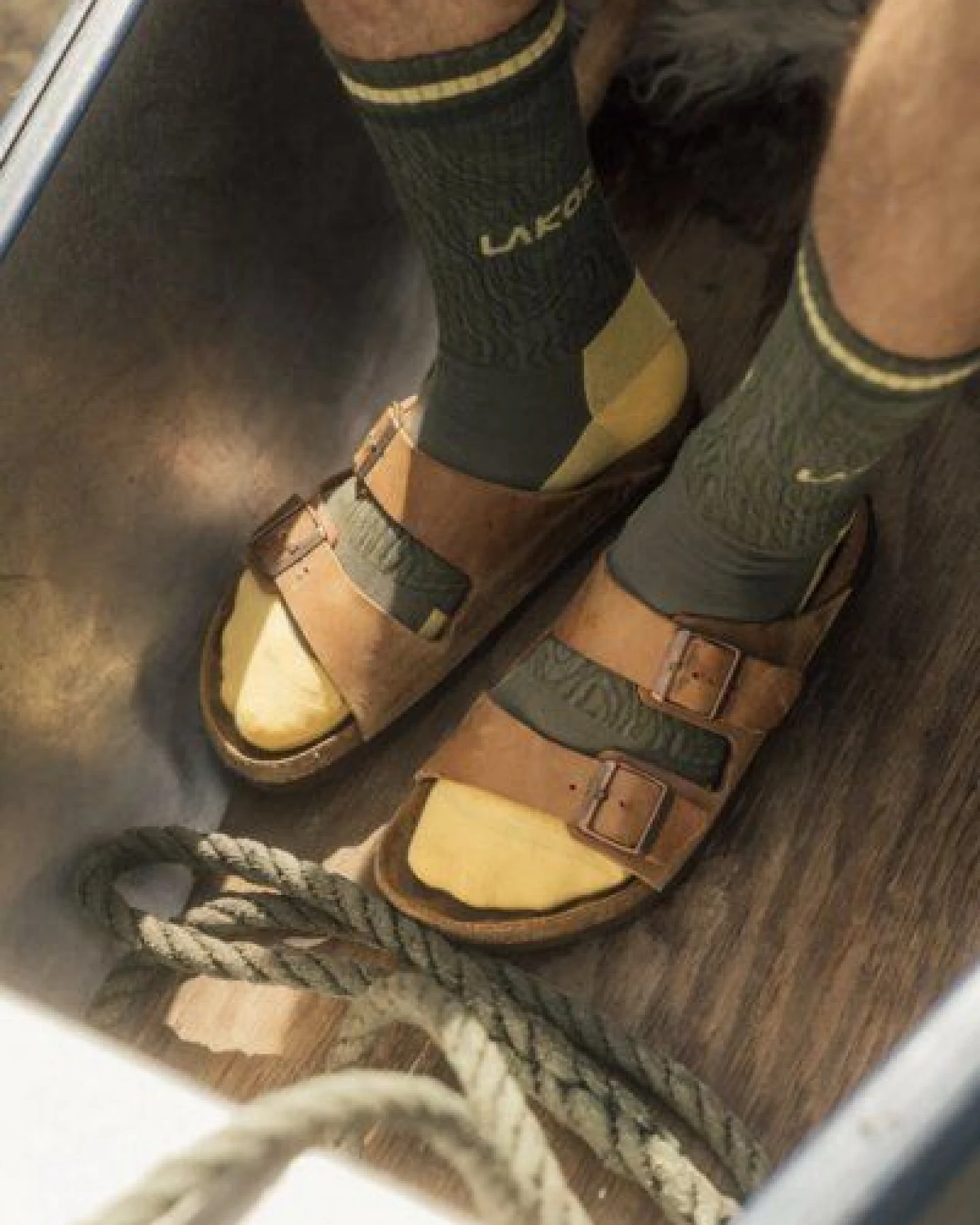 LAKOR Æxplorer Socks grün – Ansicht 3