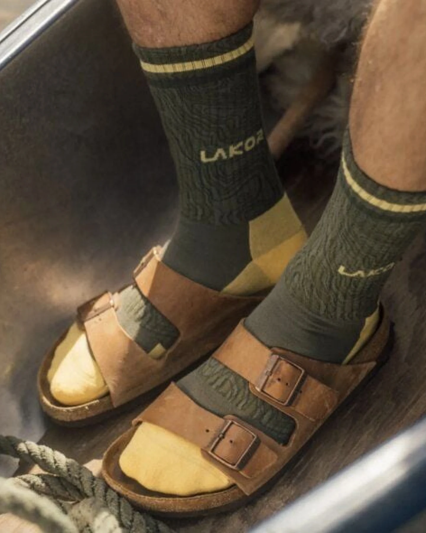 LAKOR Æxplorer Socks grün – Ansicht 2