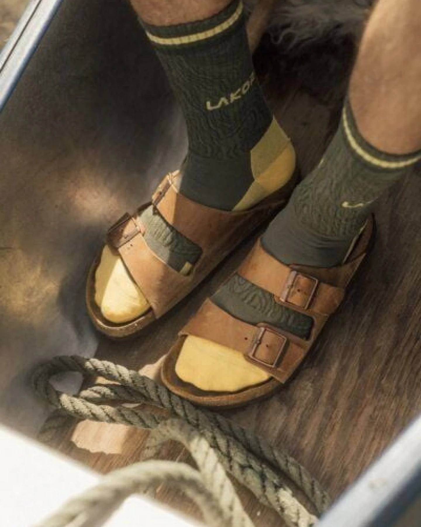 LAKOR Æxplorer Socks grün – Ansicht 3