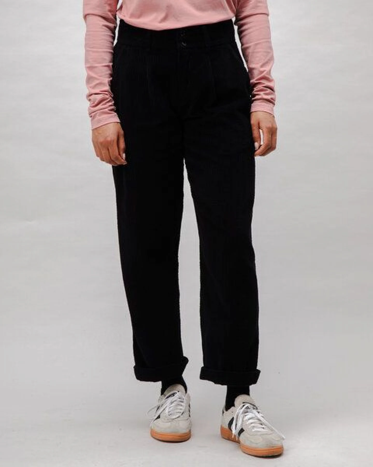 Brava Fabrics Cordhose mit Bundfalten – Ansicht 2