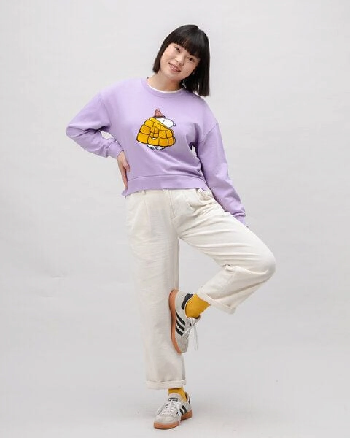 Brava Fabrics Sweatshirt Peanuts Snow – Ansicht 3