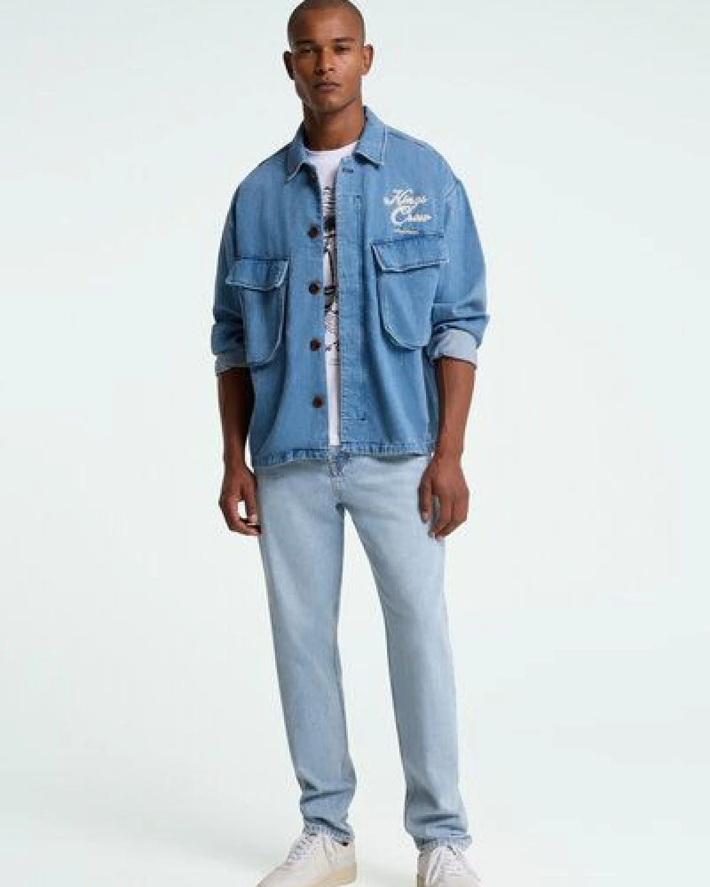 Kings Of Indigo Jeans Sushan - Tapered leg - Blue Reef Super Light Used – Ansicht 4