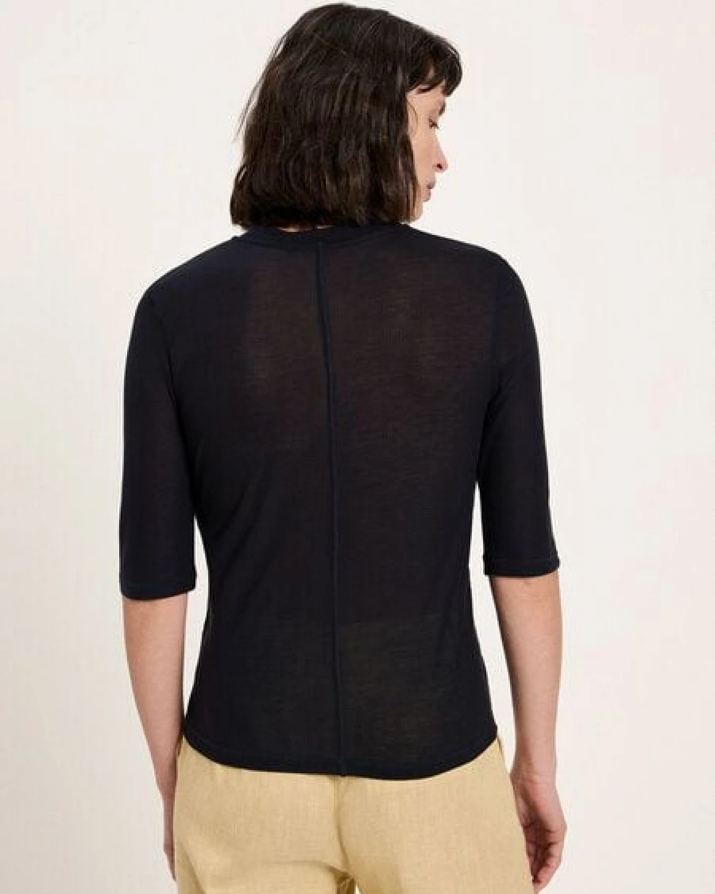 LANIUS Halbarm-Stehkragenshirt – Ansicht 3