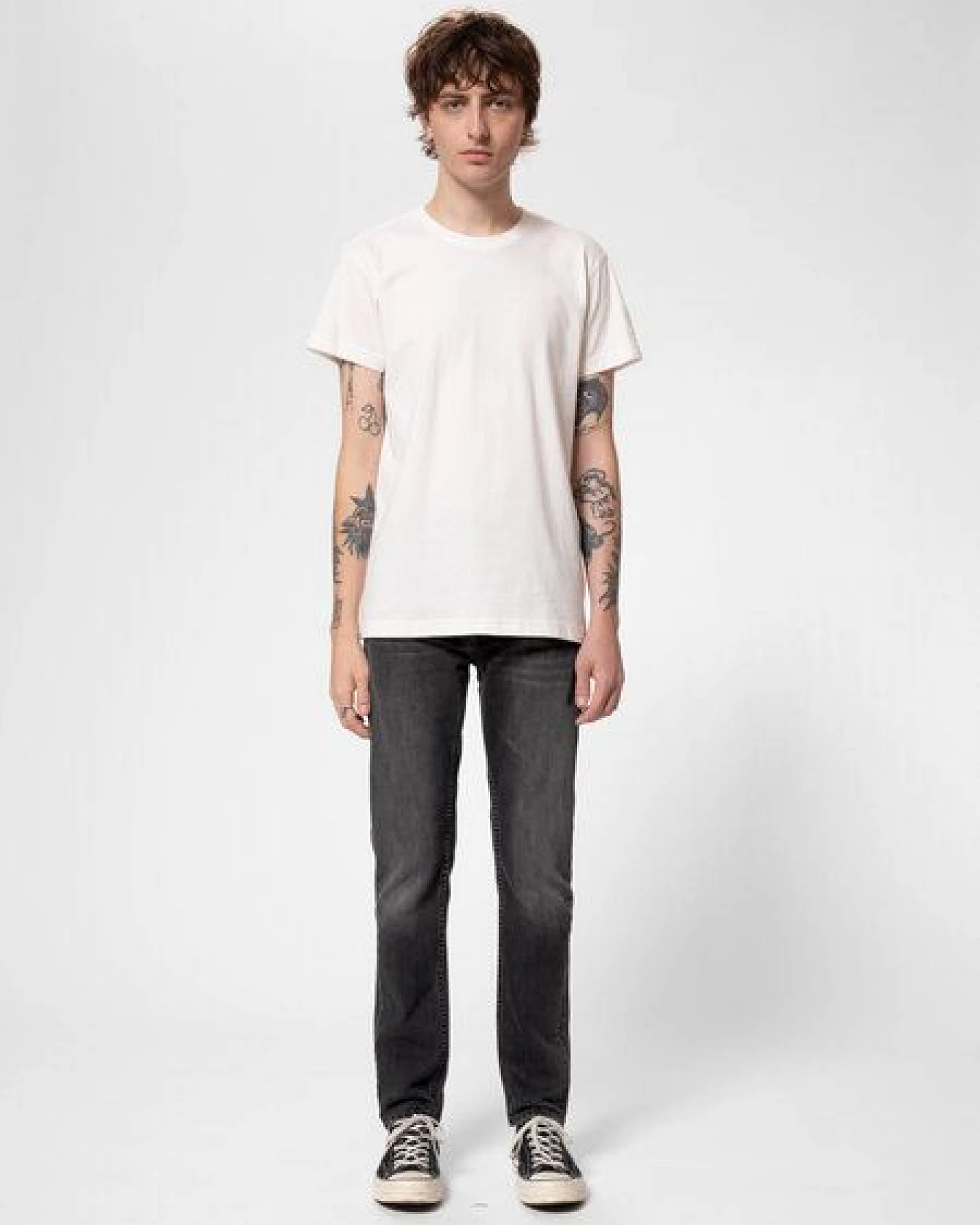 Nudie Jeans Lean Dean - Black Eyes – Ansicht 4