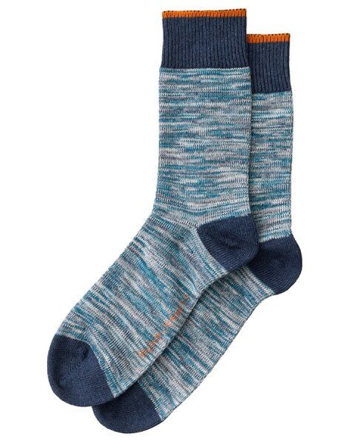 Nudie Jeans Socken Rasmusson Multi Yarn Blue