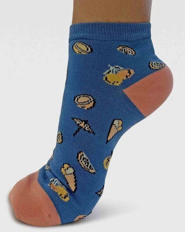 Thought Sneaker-Socken Dixie Ice Cream Sea Blue