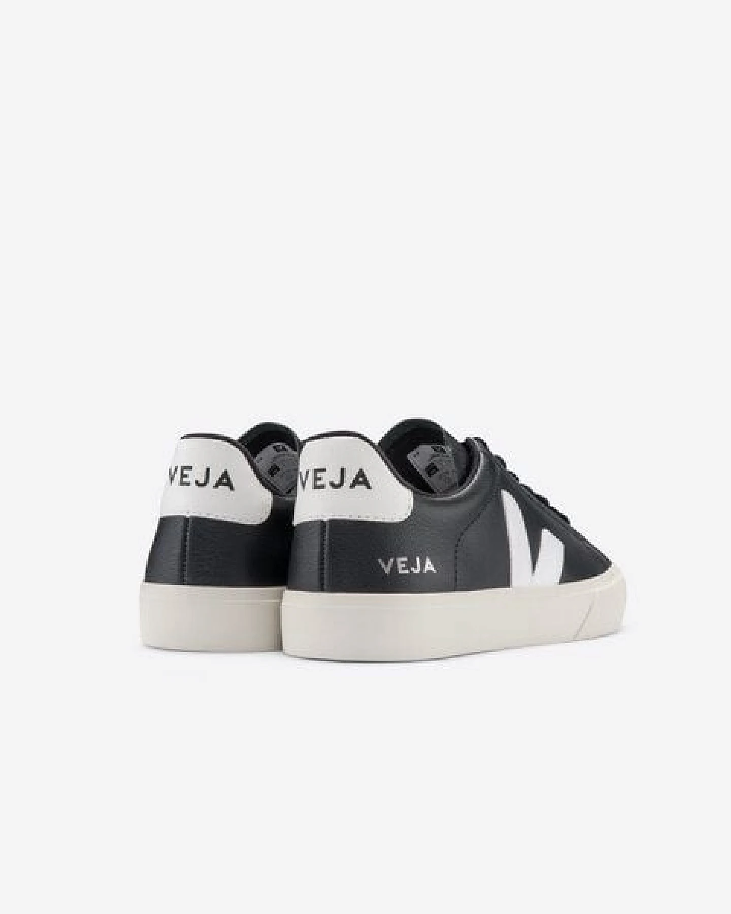 Veja Damen-Sneaker Campo Chromefree Black-White – Ansicht 3