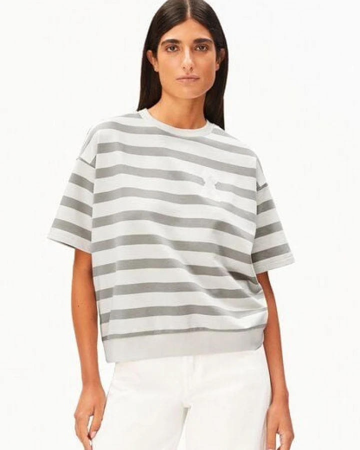 ARMEDANGELS BAMIKAA STRIPE Damen Sweatshirt aus 100% Bio-Baumwolle