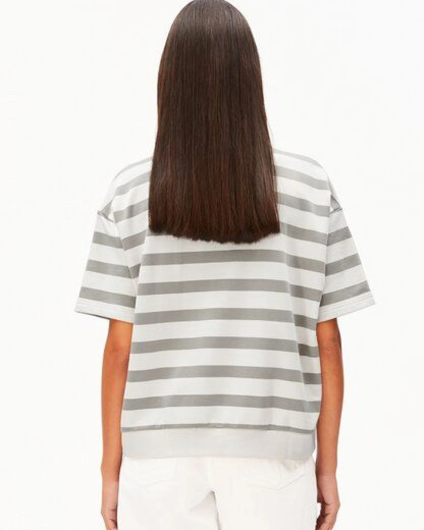 ARMEDANGELS BAMIKAA STRIPE Damen Sweatshirt aus 100% Bio-Baumwolle – Ansicht 2