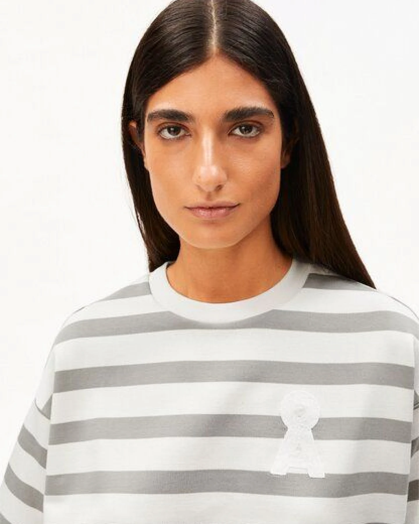 ARMEDANGELS BAMIKAA STRIPE Damen Sweatshirt aus 100% Bio-Baumwolle – Ansicht 3