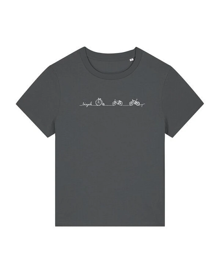 Brandless Biofaires Damen T-Shirt Mediumfit Bicycle Line Nr.5 180g/m² XS - 3XL