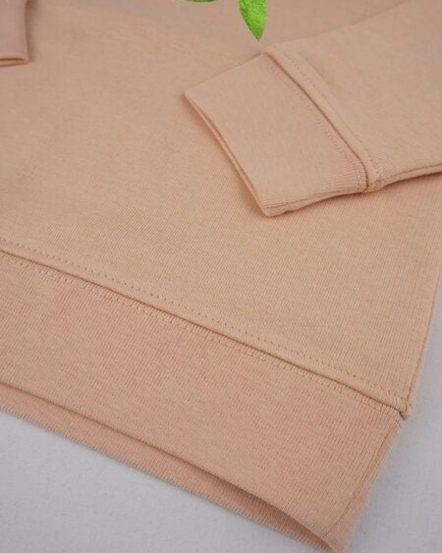 Meladi Kinder Baby - Sweater aus Biobaumwolle - Chamäleon auf Creme Latte – Ansicht 4