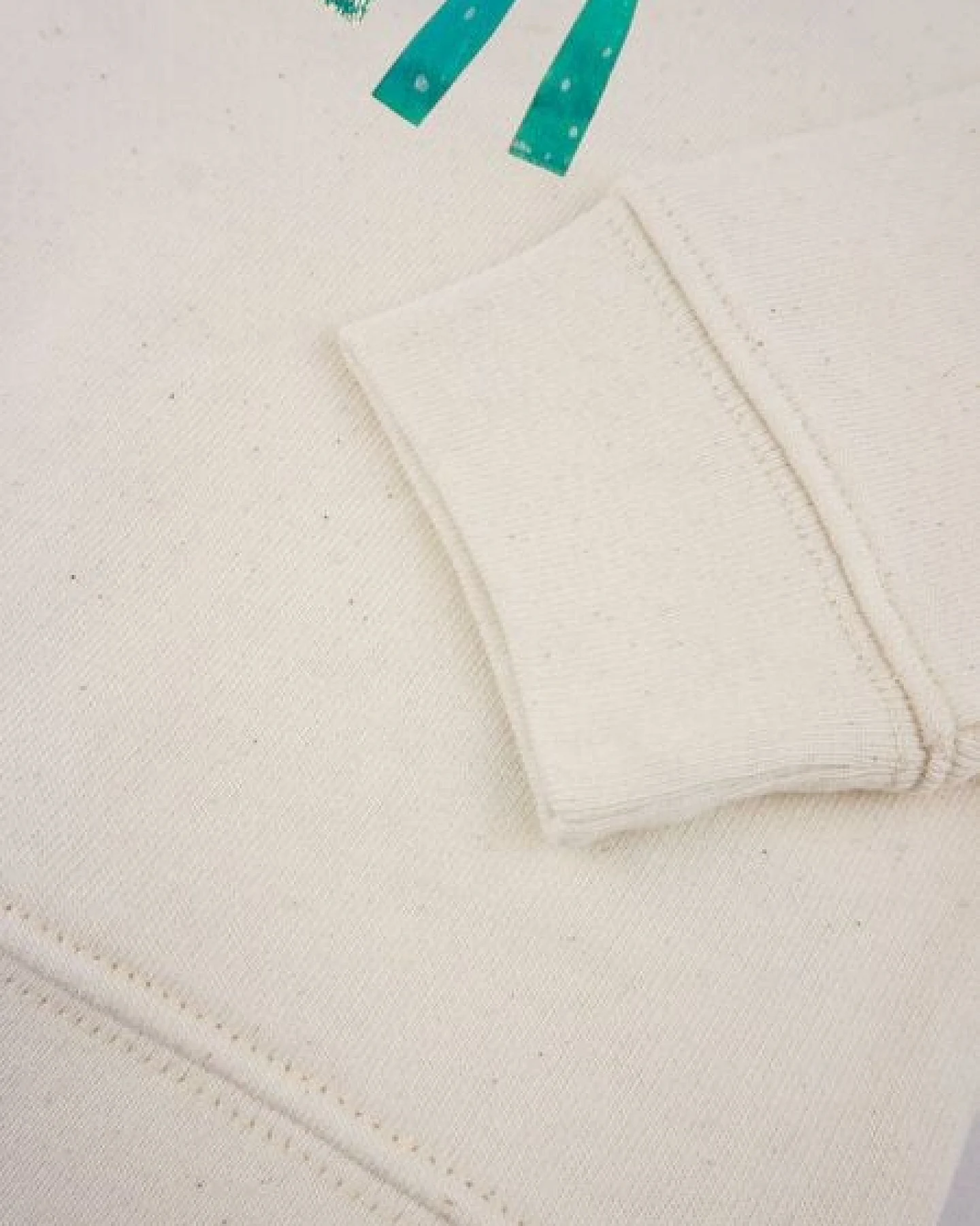 Meladi Kinder Baby - Sweater aus Biobaumwolle - Qualle auf Natural Raw – Ansicht 4