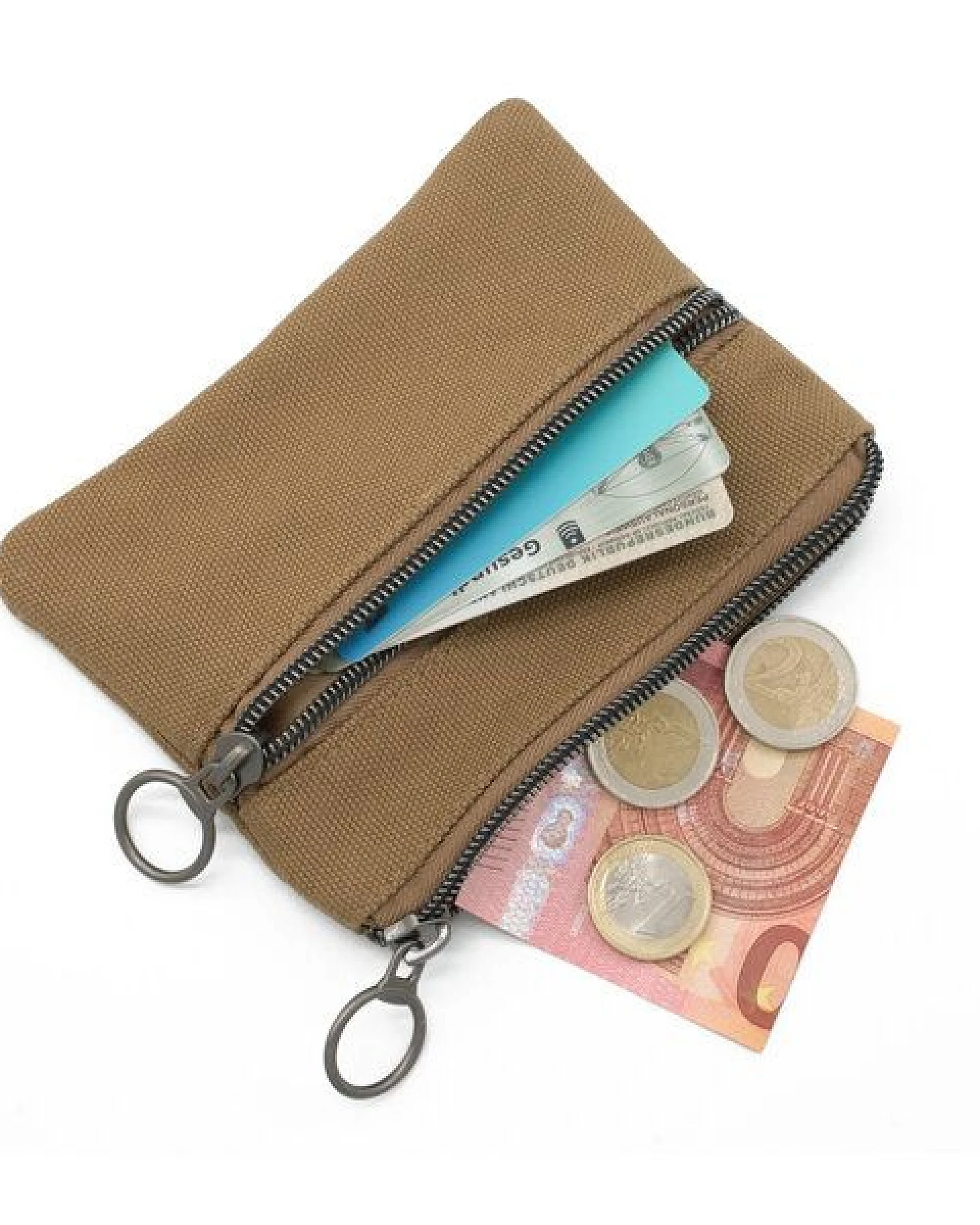 seasara Tasche Umhängetasche aus Bio-Baumwolle (Canvas), navy blue oder camel – Ansicht 3