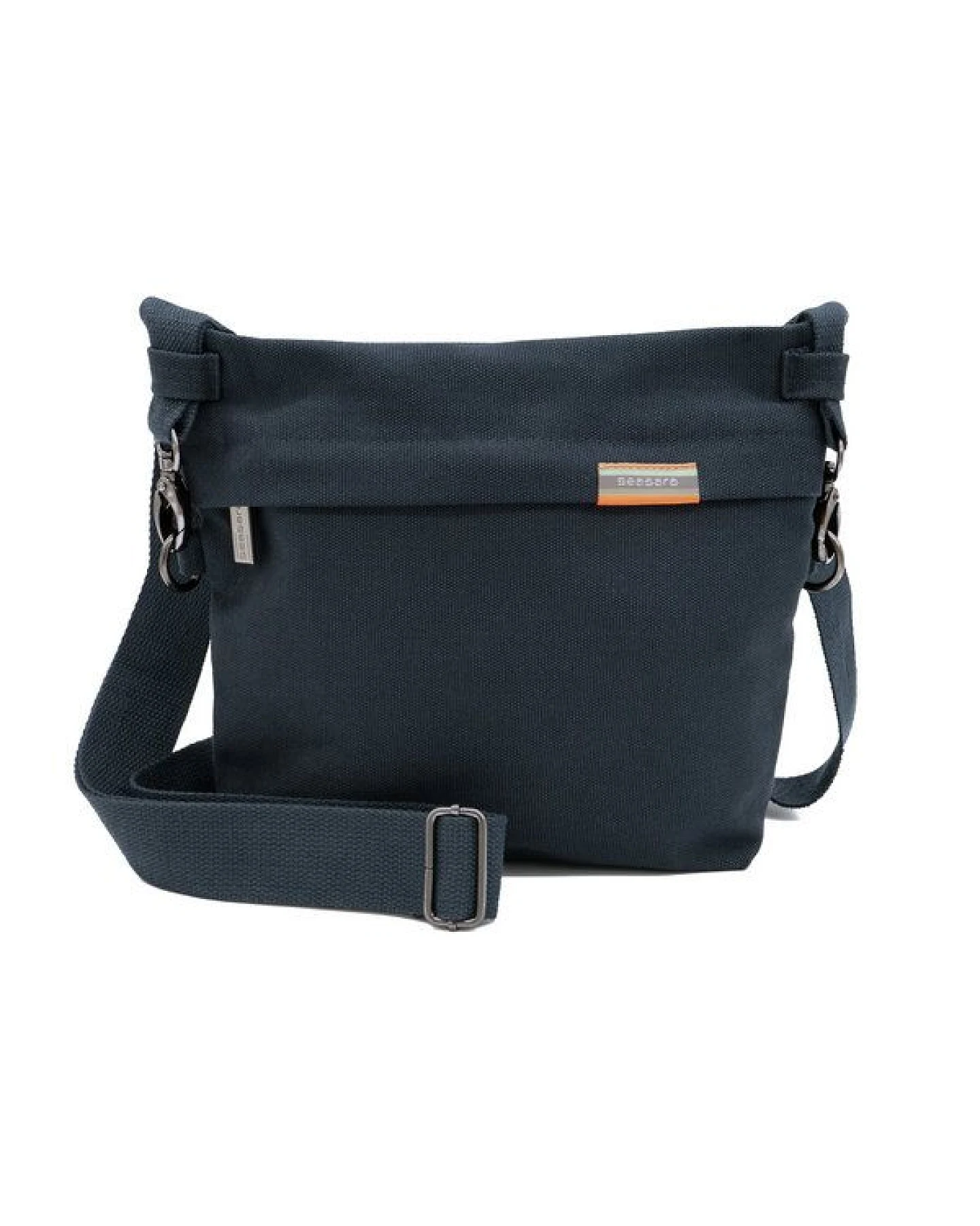 seasara Tasche Umhängetasche aus Bio-Baumwolle (Canvas), navy blue oder camel – Ansicht 2