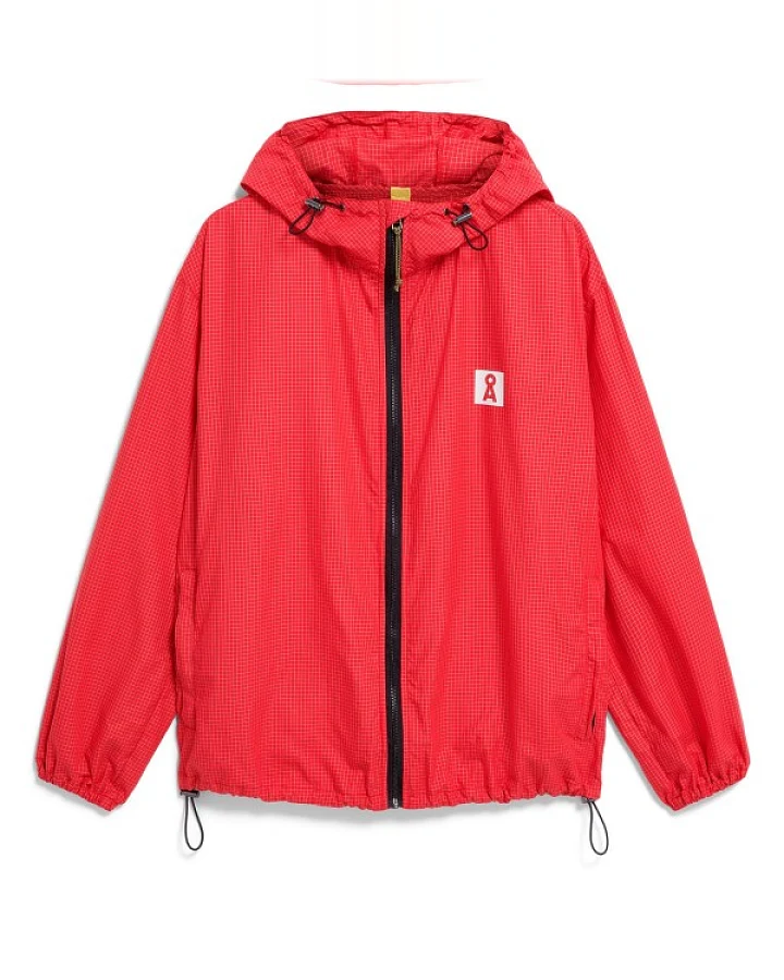 ARMEDANGELS - Windbreaker Jacket - Freizeitjacke Gr XL rot
