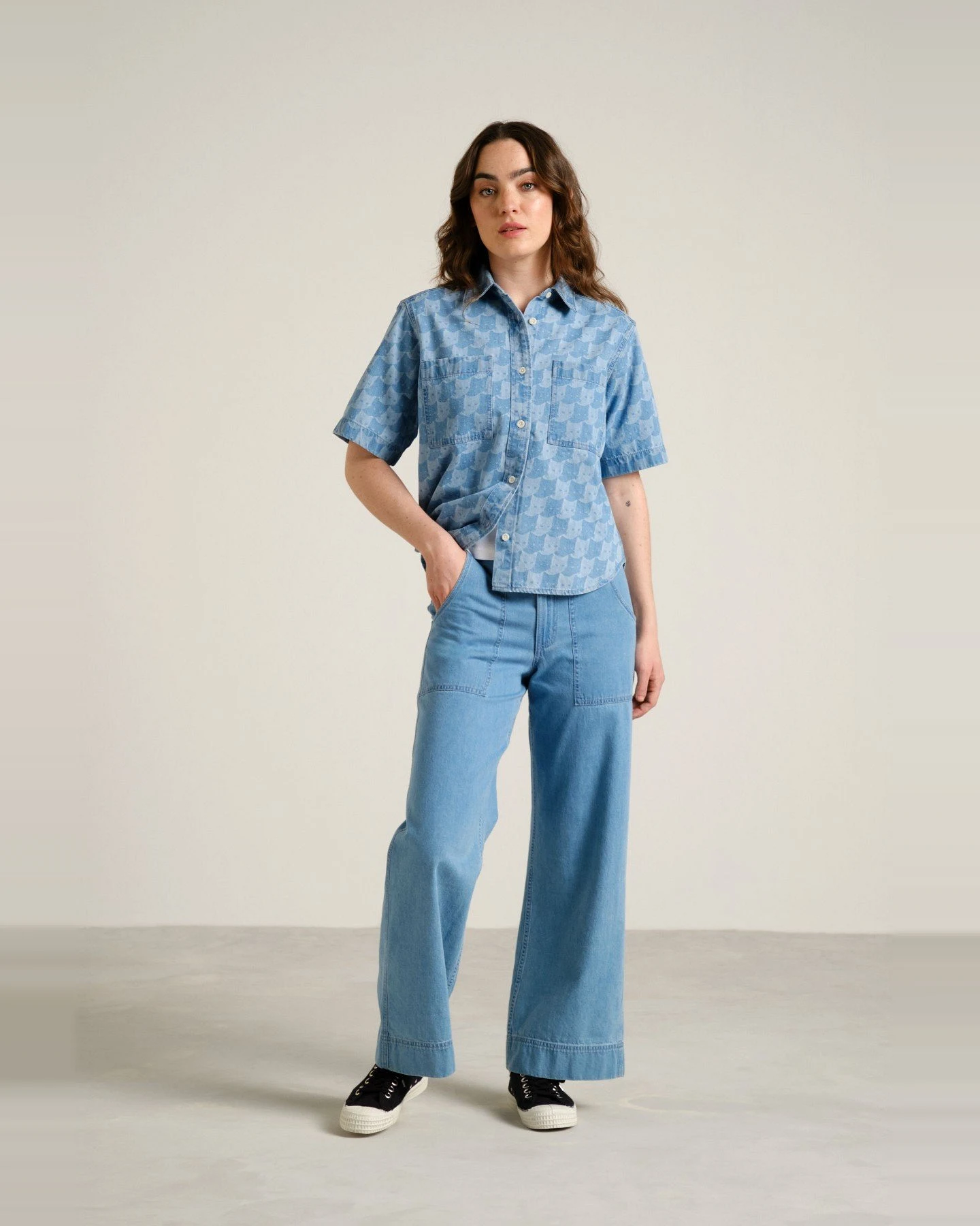 Jeans Workwear Vara Denim Light Blue – Ansicht 5