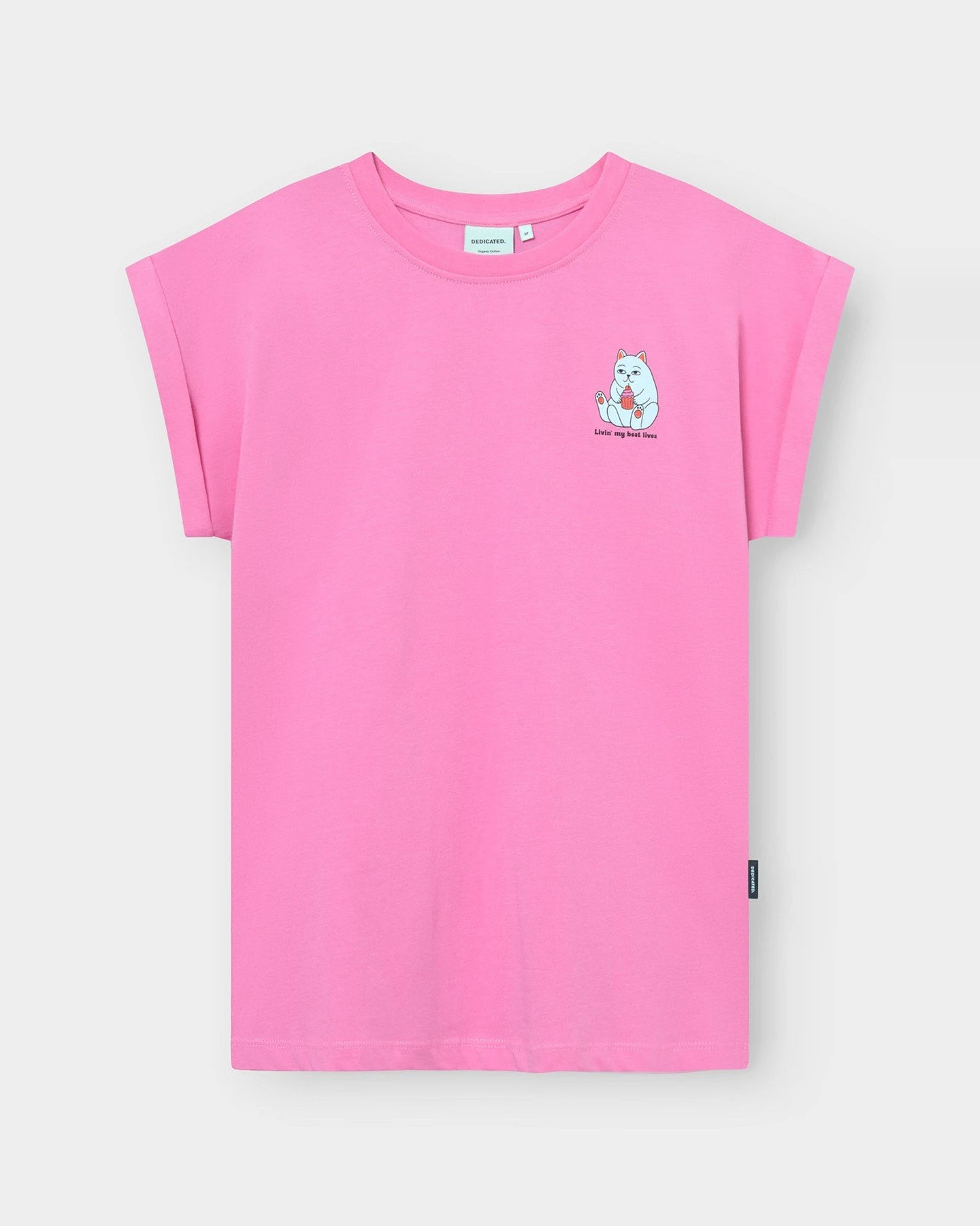 T-Shirt Visby Best Lives Moonlite Pink – Ansicht 3