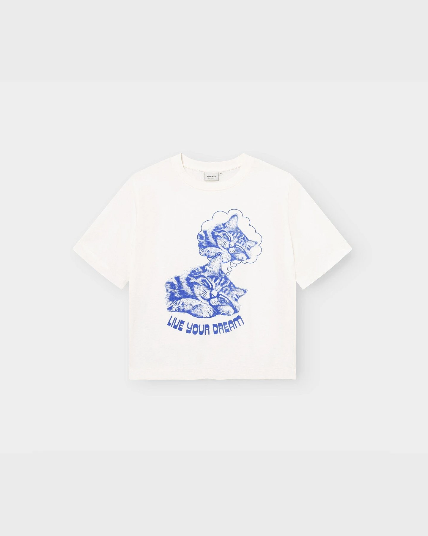 T-Shirt Vadstena Live Your Dream Off White – Ansicht 3
