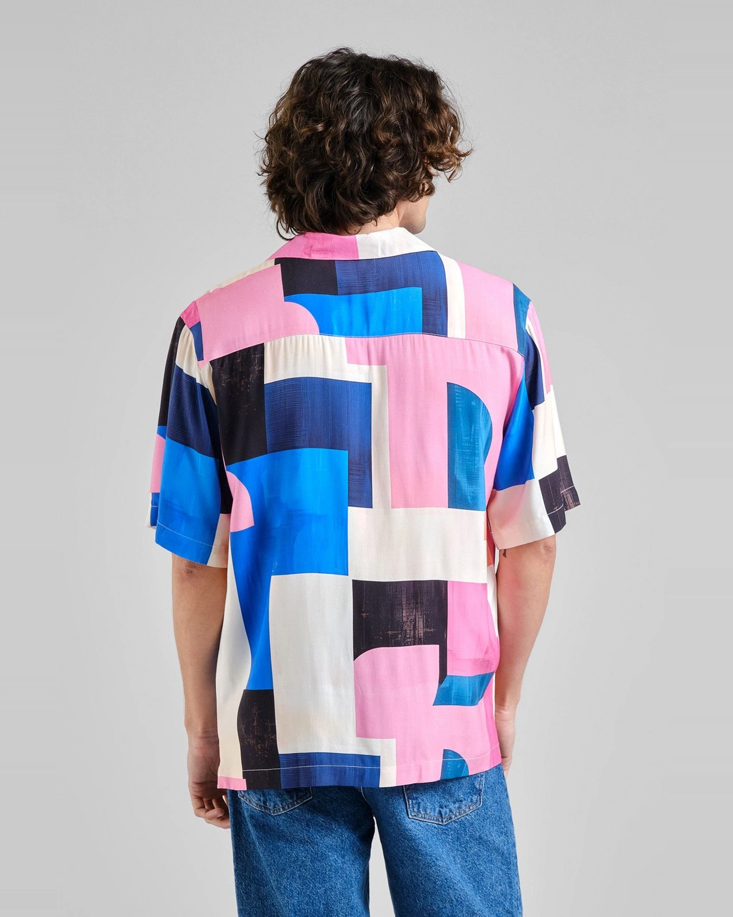 Hemd Marstrand Abstract Block Multi Color Rosa – Ansicht 3