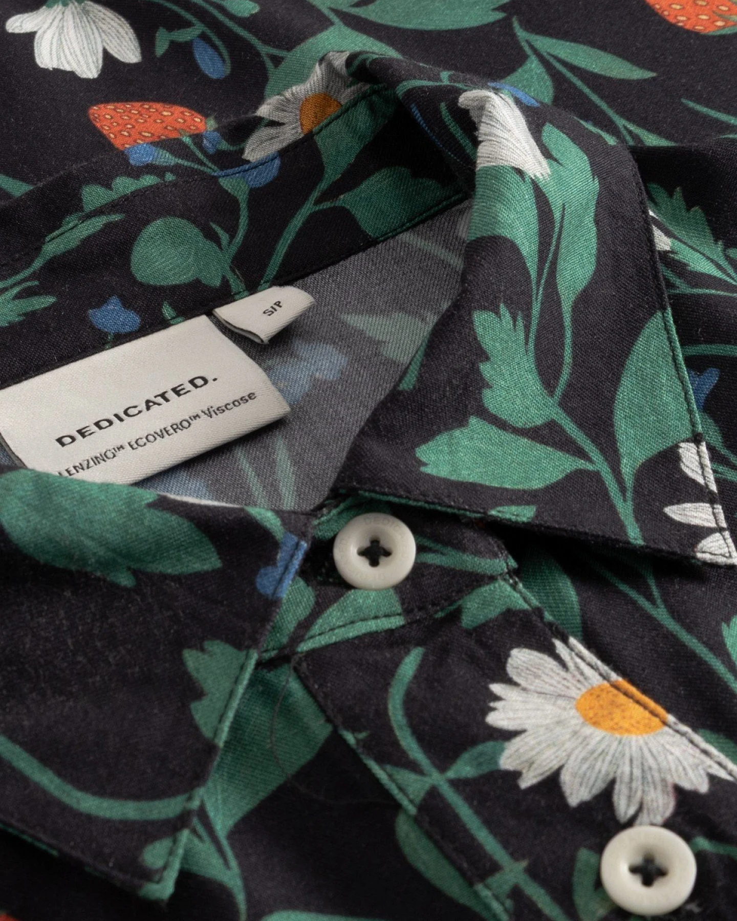 Bluse Alsvik Strawberry Field Black – Ansicht 4